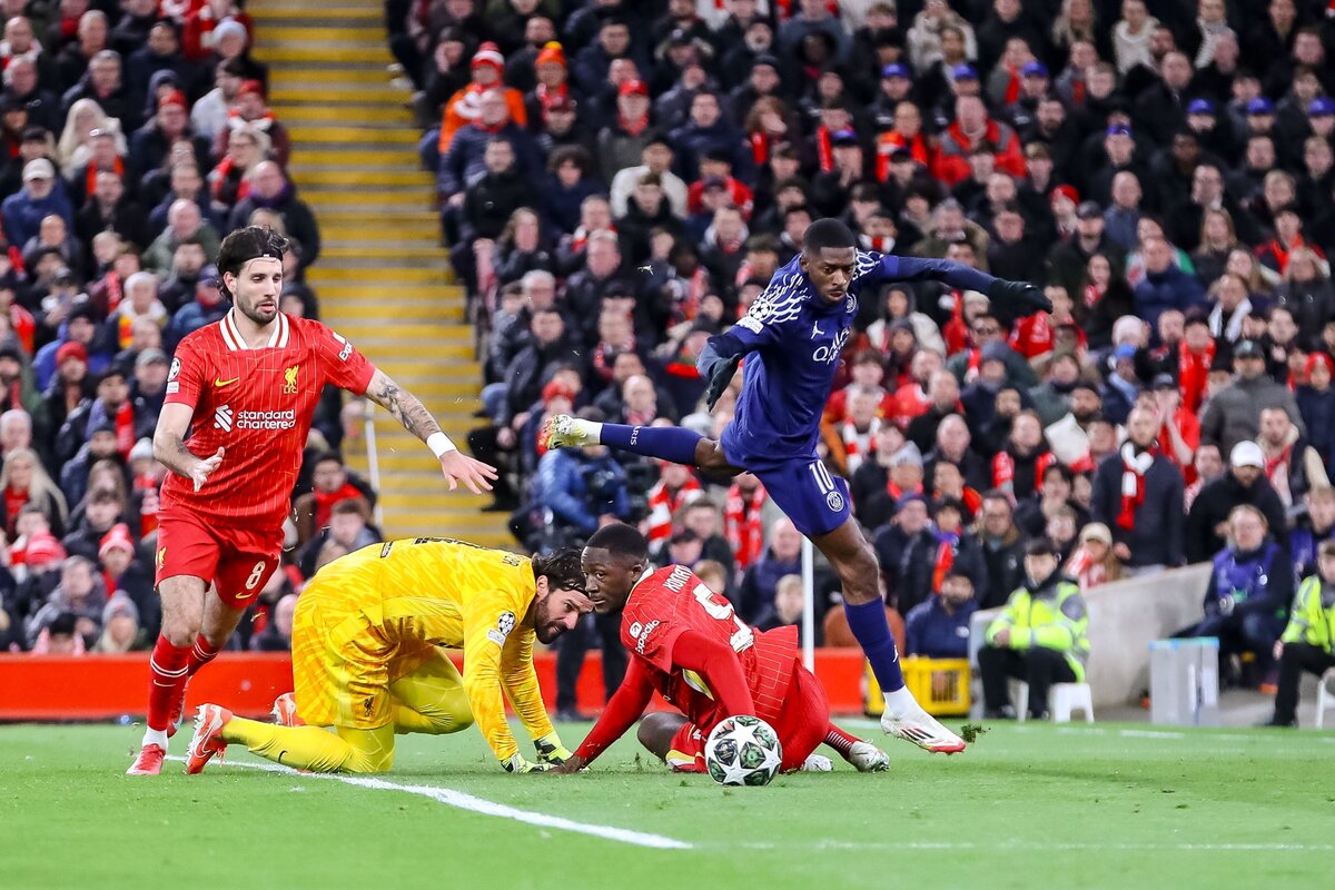 Dembélé gólját kisebb kommunikációs hiba előzte meg a Liverpool védelmében, Szoboszlai hátra érve próbált kármenteni