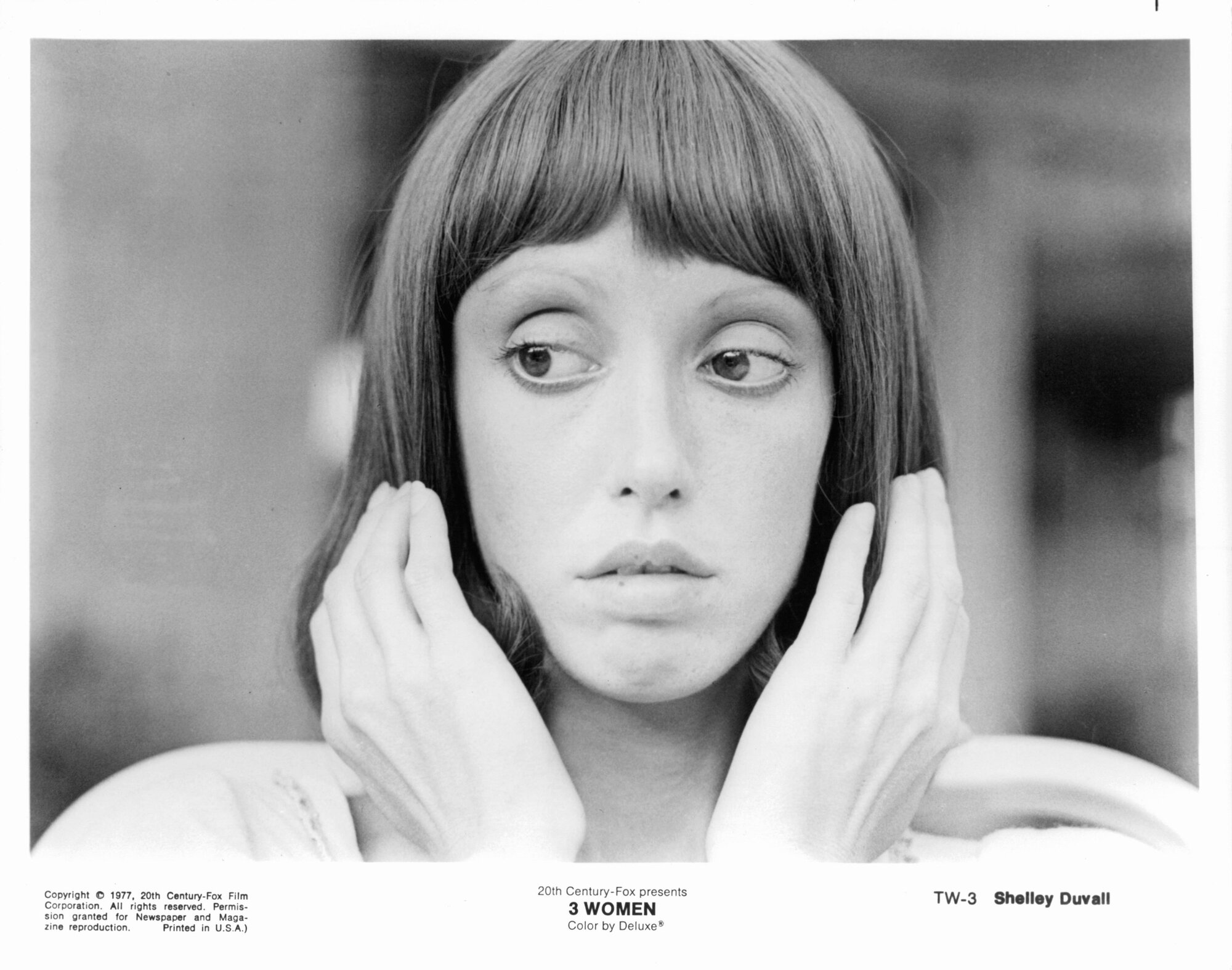 Shelley Duvall a Három nő című filmben, 1977-ben.