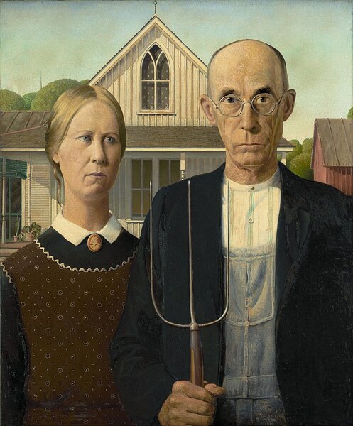 Szintén millió dolláros kérdés az amerikai Legyen Ön is Milliomos!-ból: A híres Amerikai gótika című festményen kiről mintázta a férfi karakterét a művész Grant Wood?