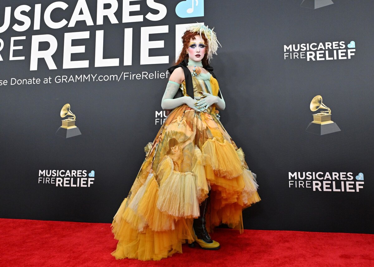 Chappell Roan részt vesz a 67. éves GRAMMY-díjátadón a Crypto.com Arénában 2025. február 02-án Los Angelesben, Kaliforniában.