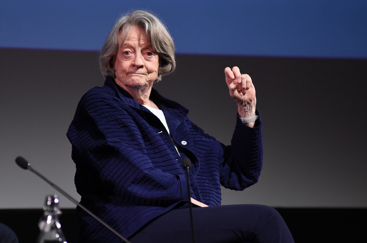 Dame Maggie Smith egy londoni eseményen 2017 áprilisában.