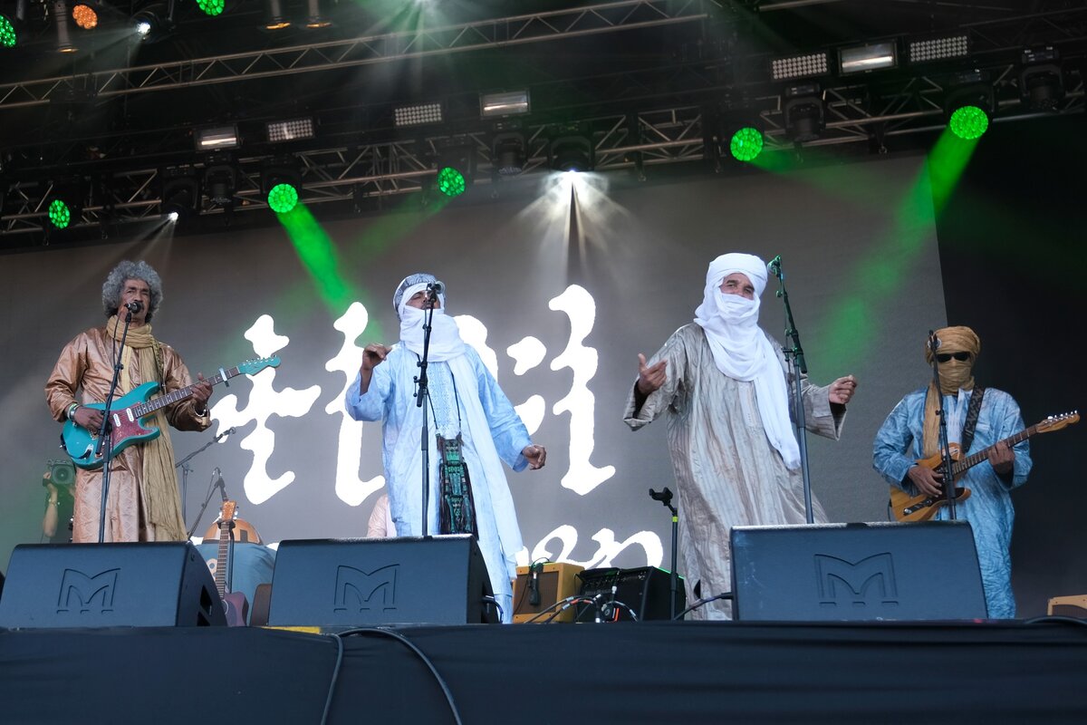 A Tinariwen tavaly nyáron a Glastonburyn is koncertezett