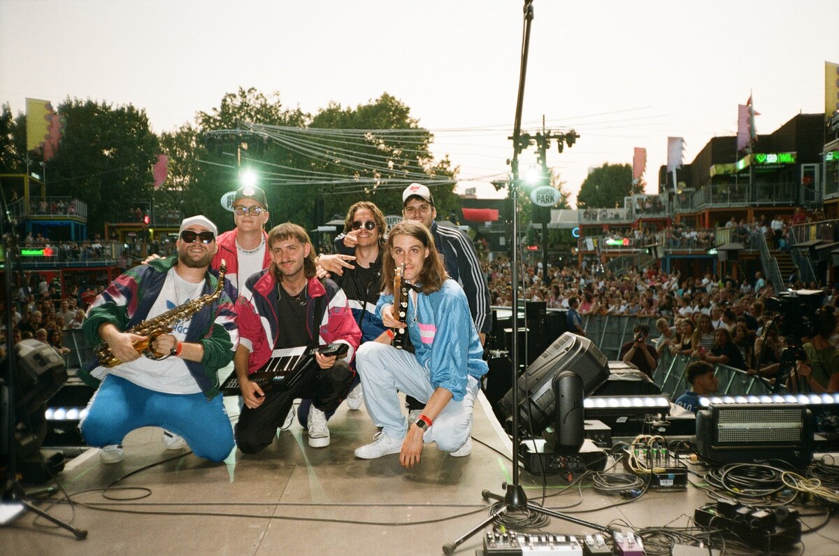 Az Iceboyz zenekar szeptemberben a Wellhello előtt lépett fel a Budapest Parkban