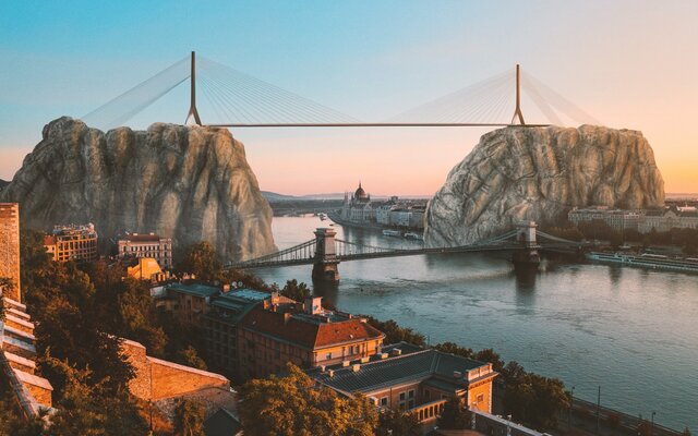 Így néznének ki a világ leghatalmasabb építményei Budapesten