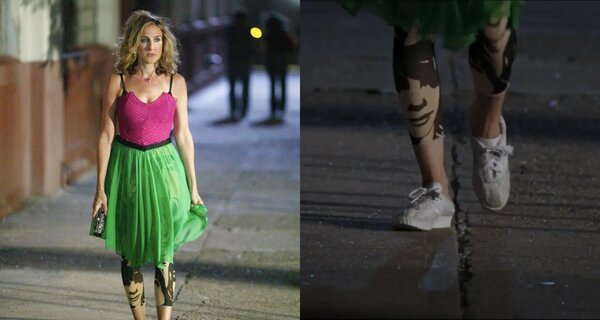 Kezdjük egy könnyűvel. Egy kis segítség: vajon miért visel Carrie edzőcipőt, mi történt a jelenetben?