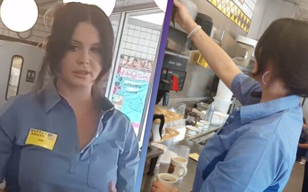 Az, hogy Lana Del Rey elkezdett egy gofrizóban dolgozni.