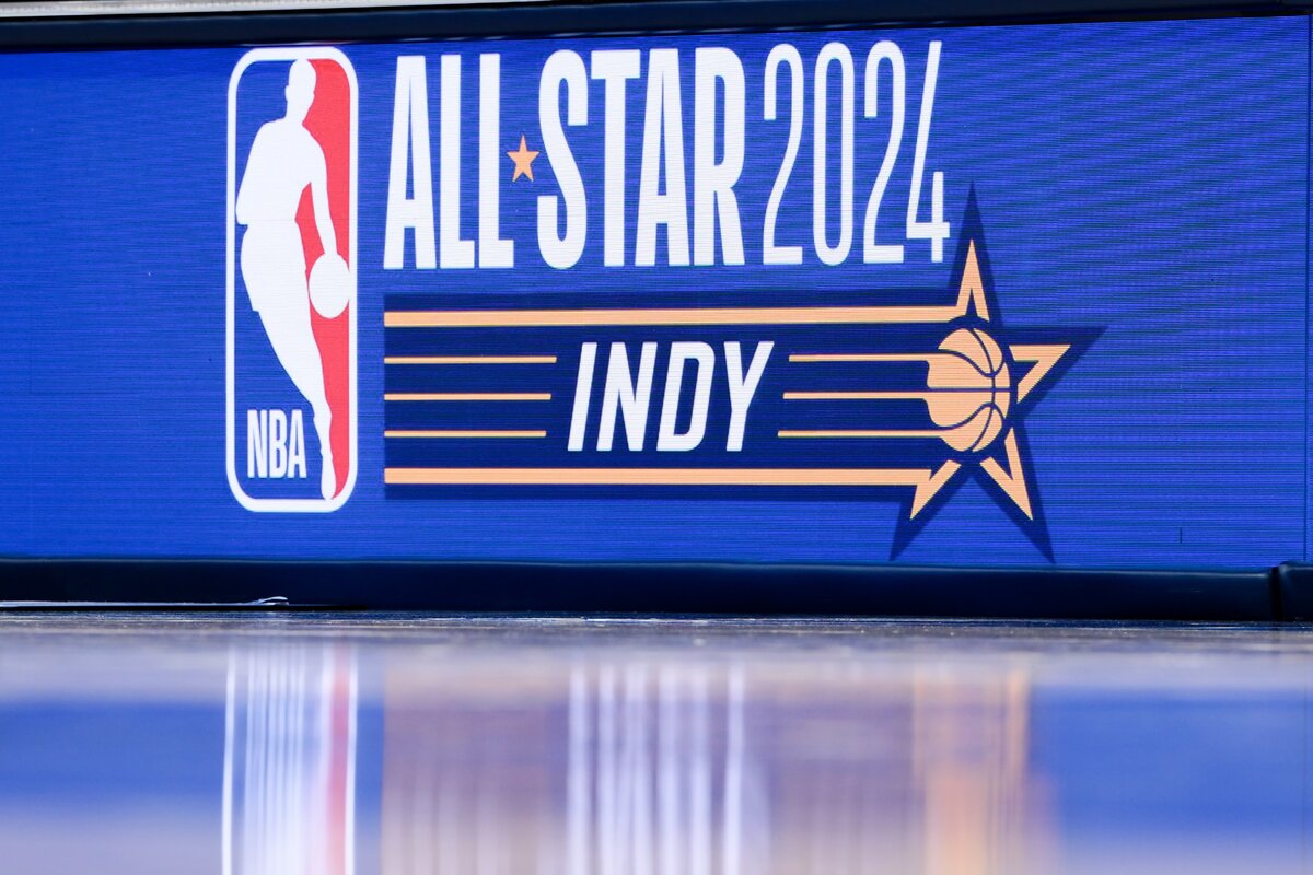 Az idei All Star gála hirdetése egy 2023 novemberi Utah Jazz–Indiana Pacers mérkőzésen