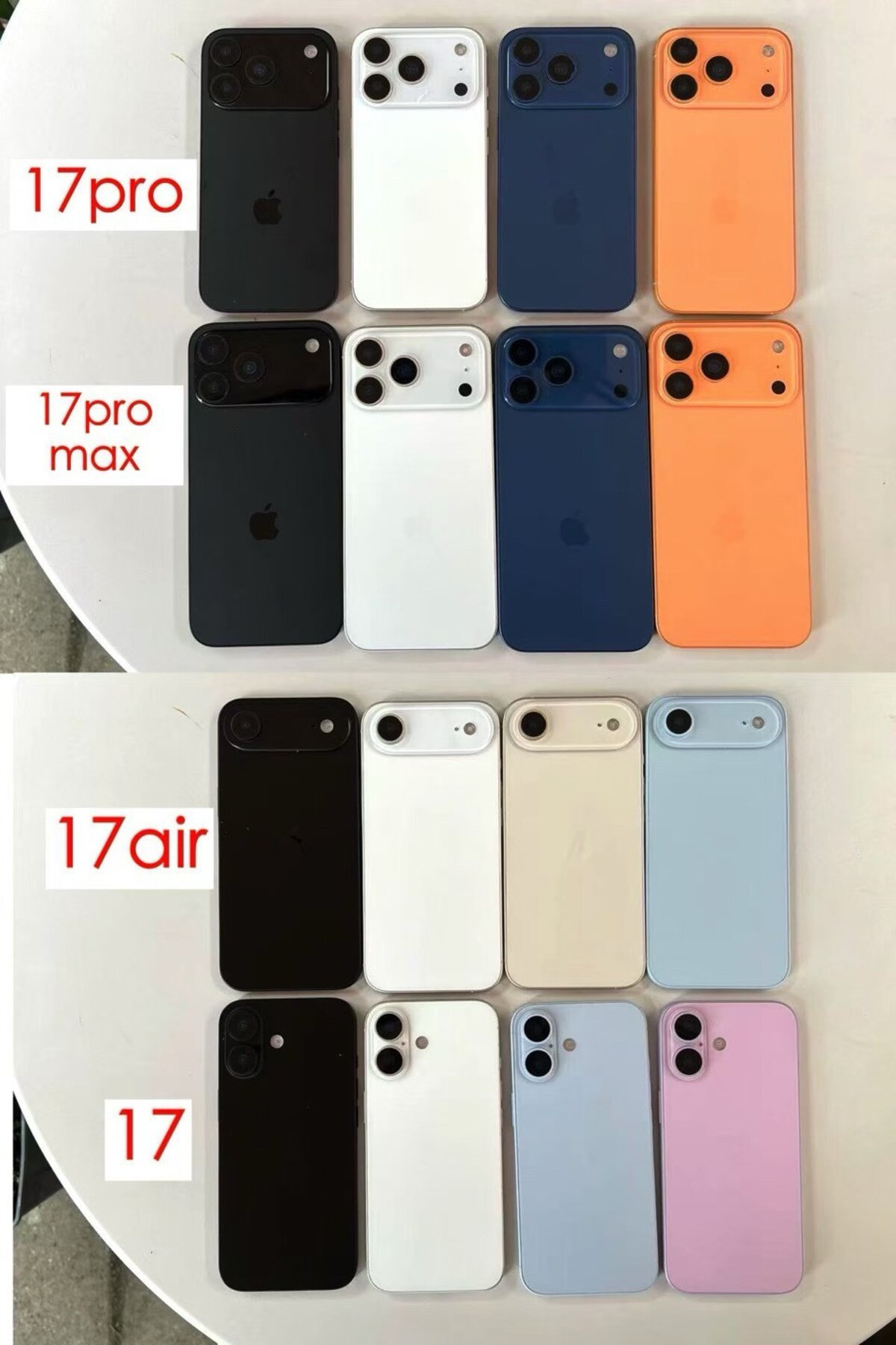 Így nézhet ki azúj iPhone 17 széria.