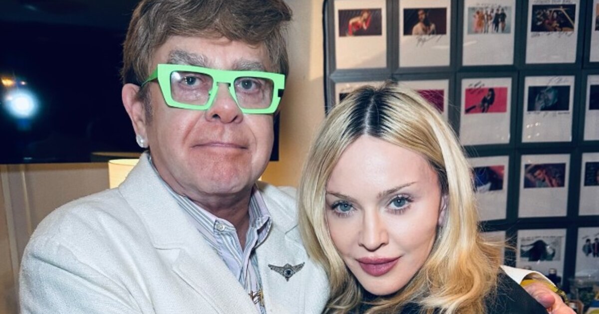 20 év után elásta a playbackkel vádolós csatabárdot Madonna és Elton John
