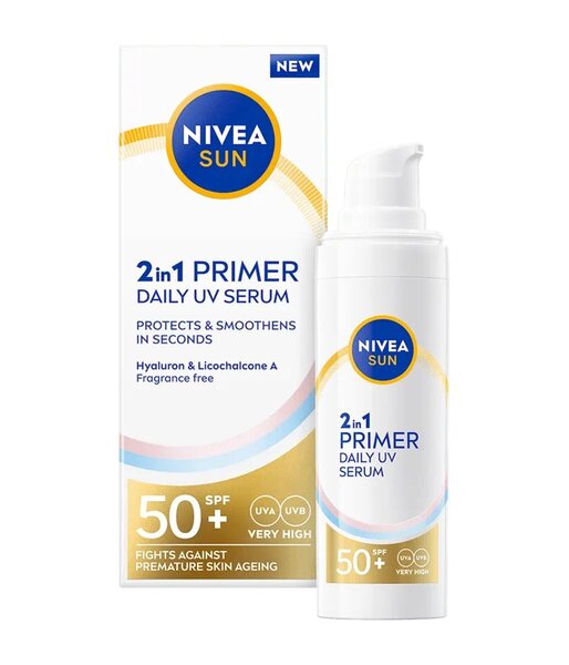 A NIVEA terméke, a 2in1 Primer Fényvédő Szérum SPF 50-es értékkel van ellátva. Mit jelent pontosan ez?