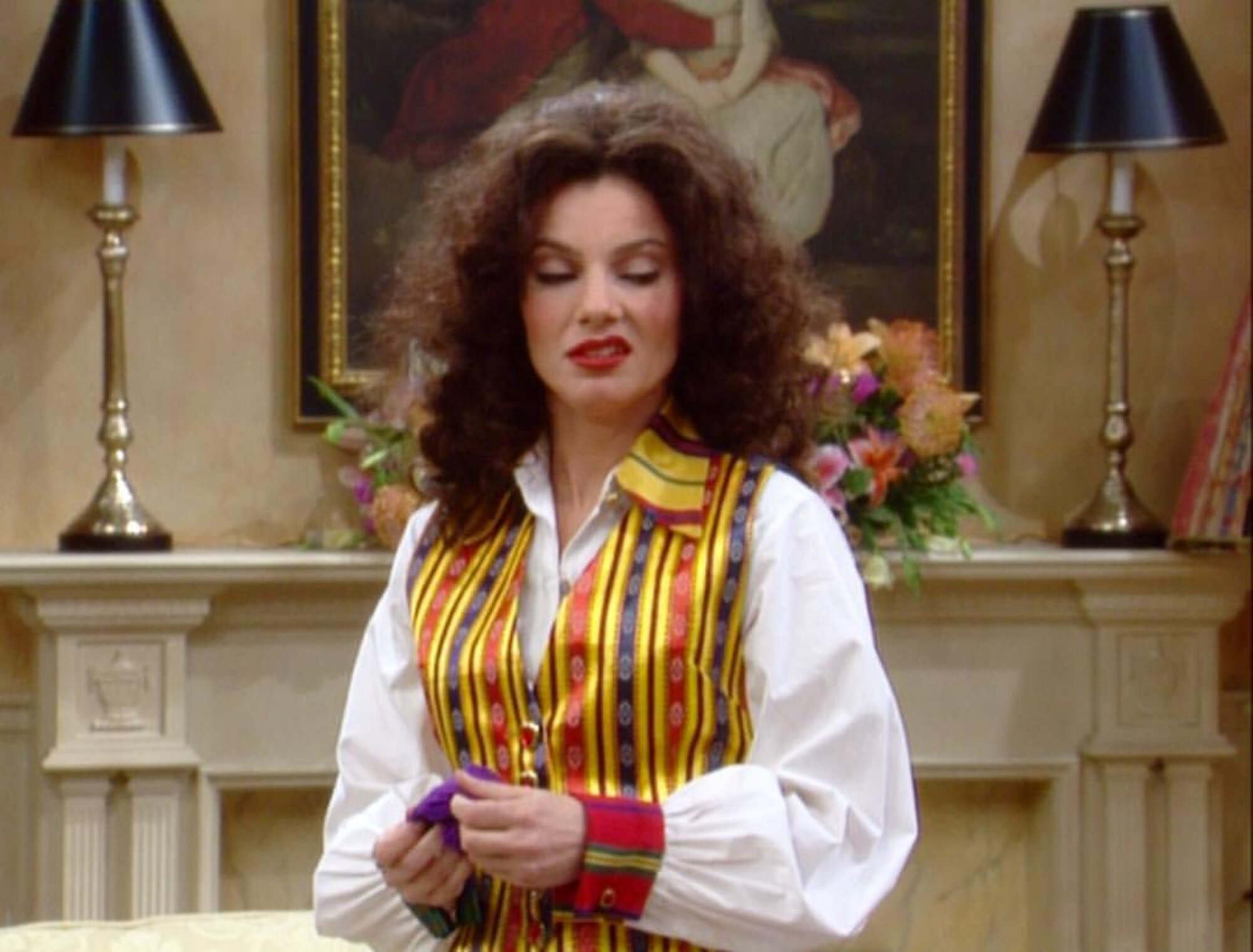 Fran Drescher Fran Fine-ként a Dadus című sorozatban.