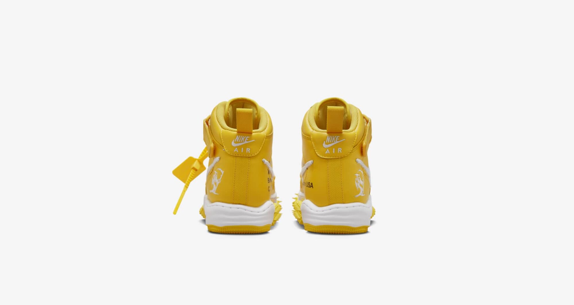 Off-White™ x Nike Air Force 1 Mid "Varsity Maize"