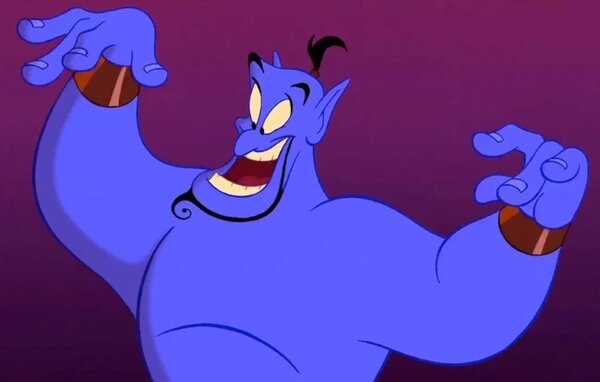 És ki volt az eredeti, 1992-es Aladdin Dzsinijének hangja? 
