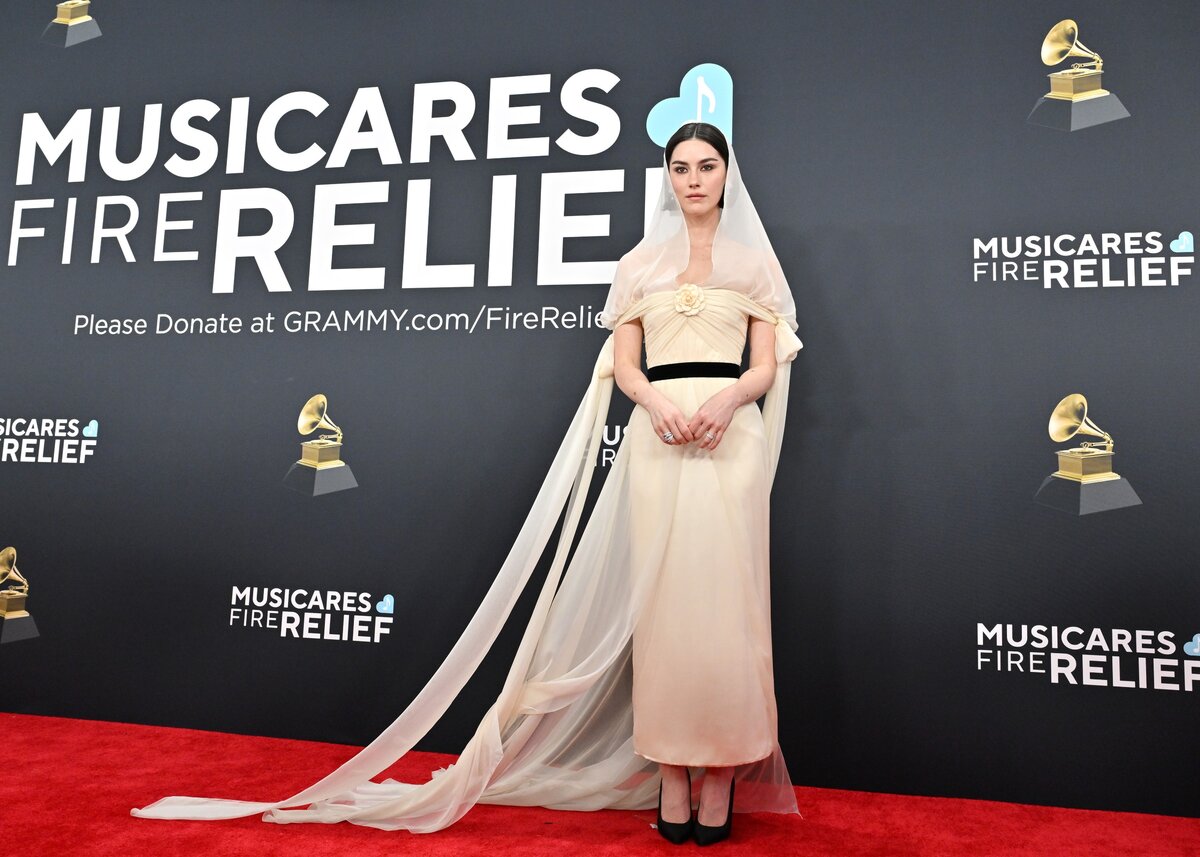 Gracie Abrams a 67. GRAMMY-díjátadón a Crypto.com Arénában 2025. február 02-án, Los Angelesben, Kaliforniában. (Fotó: )