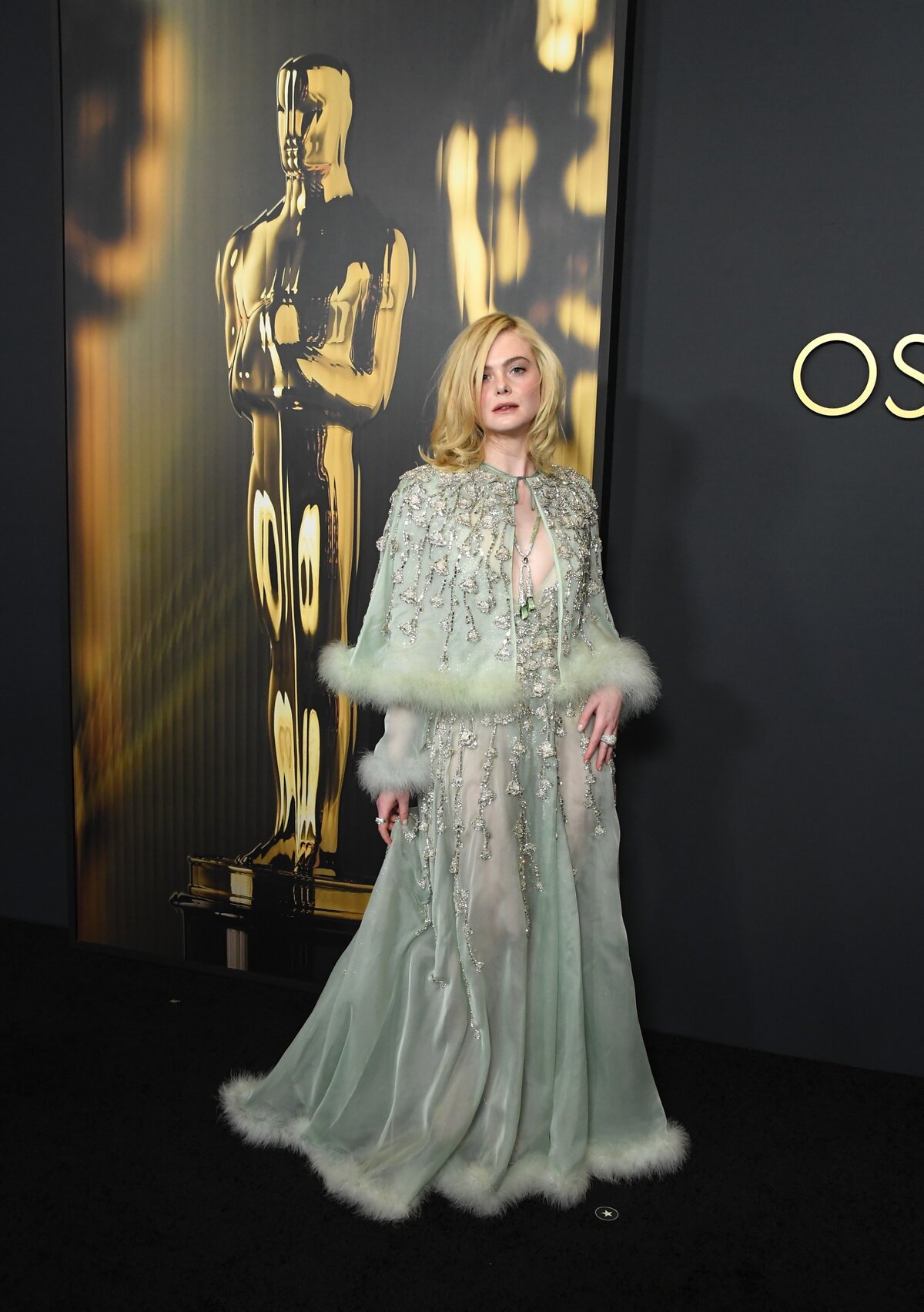 Elle Fanning a 2024-es Governors Awardson