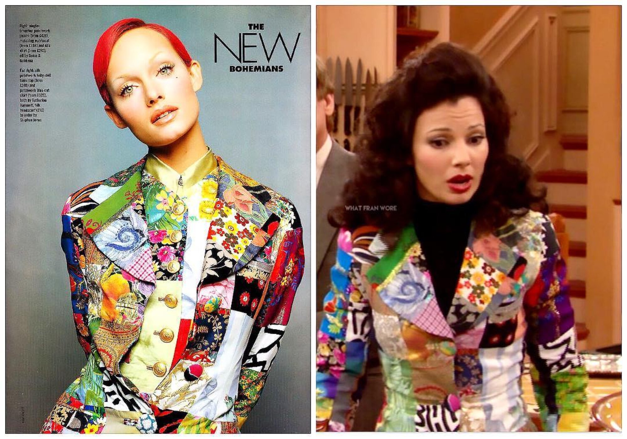 Fran Drescher Fran Fine-ként a Dadus című sorozatban.