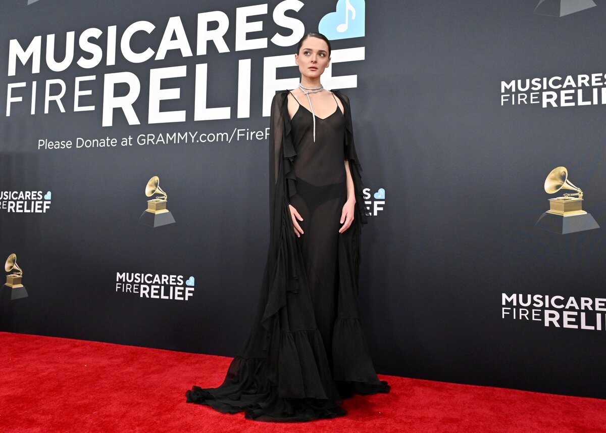 Charlotte Lawrence a 67. GRAMMY-díjátadón a Crypto.com Arénában 2025. február 02-án, Los Angelesben, Kaliforniában. (Fotó: )