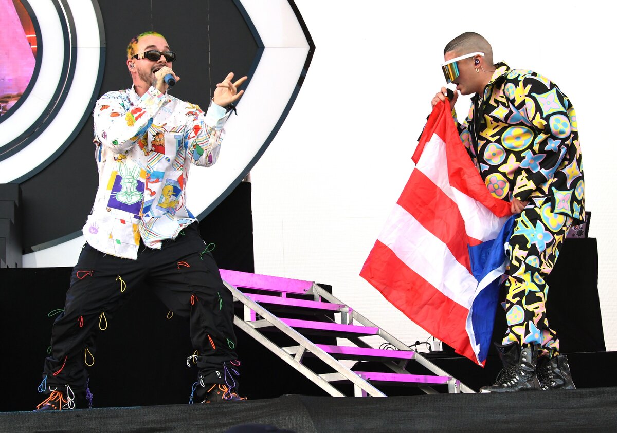 J Balvin és Bad Bunny a 2019-es Coachellán