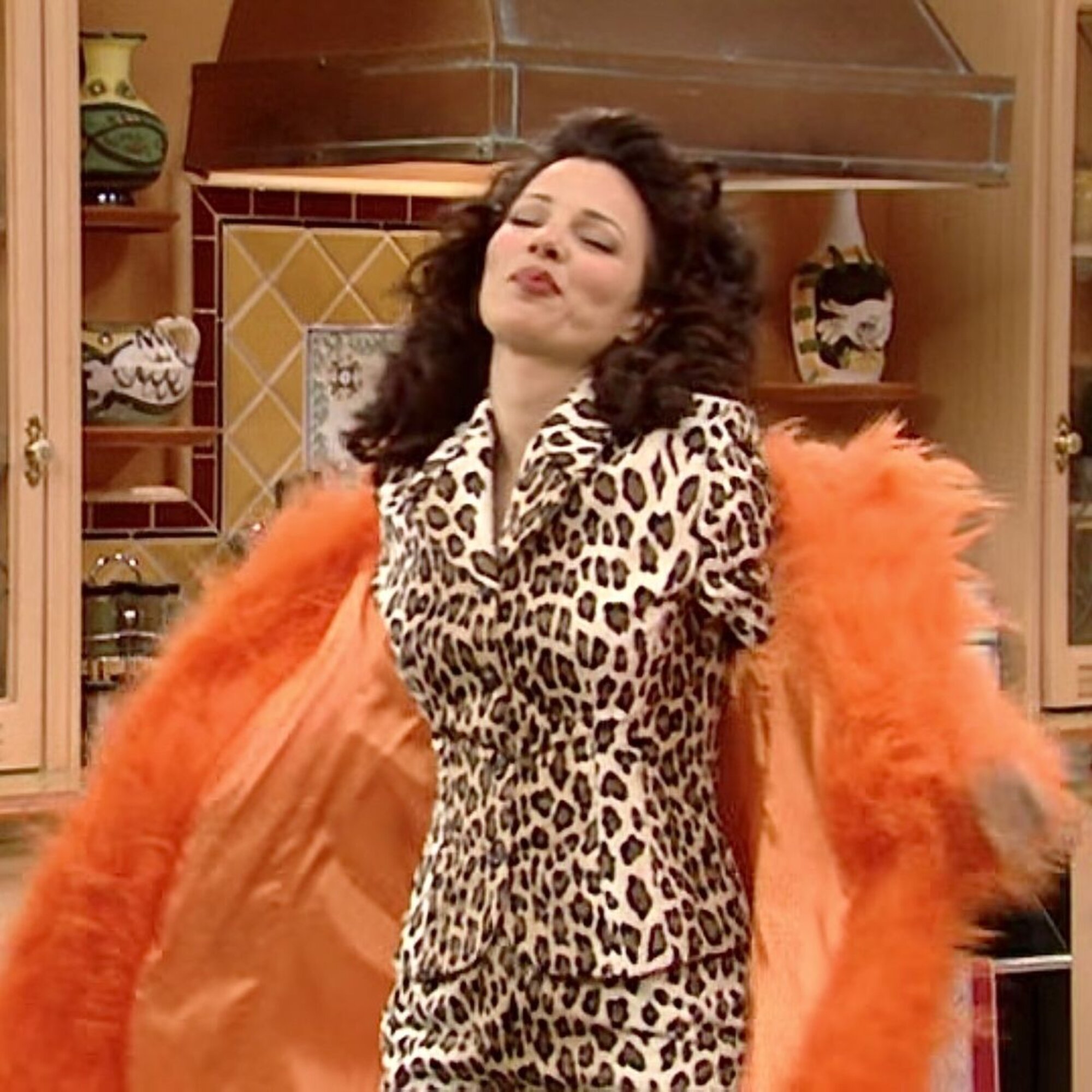 Fran Drescher, mint Fran Fine a Dadus cíű sorozatban.