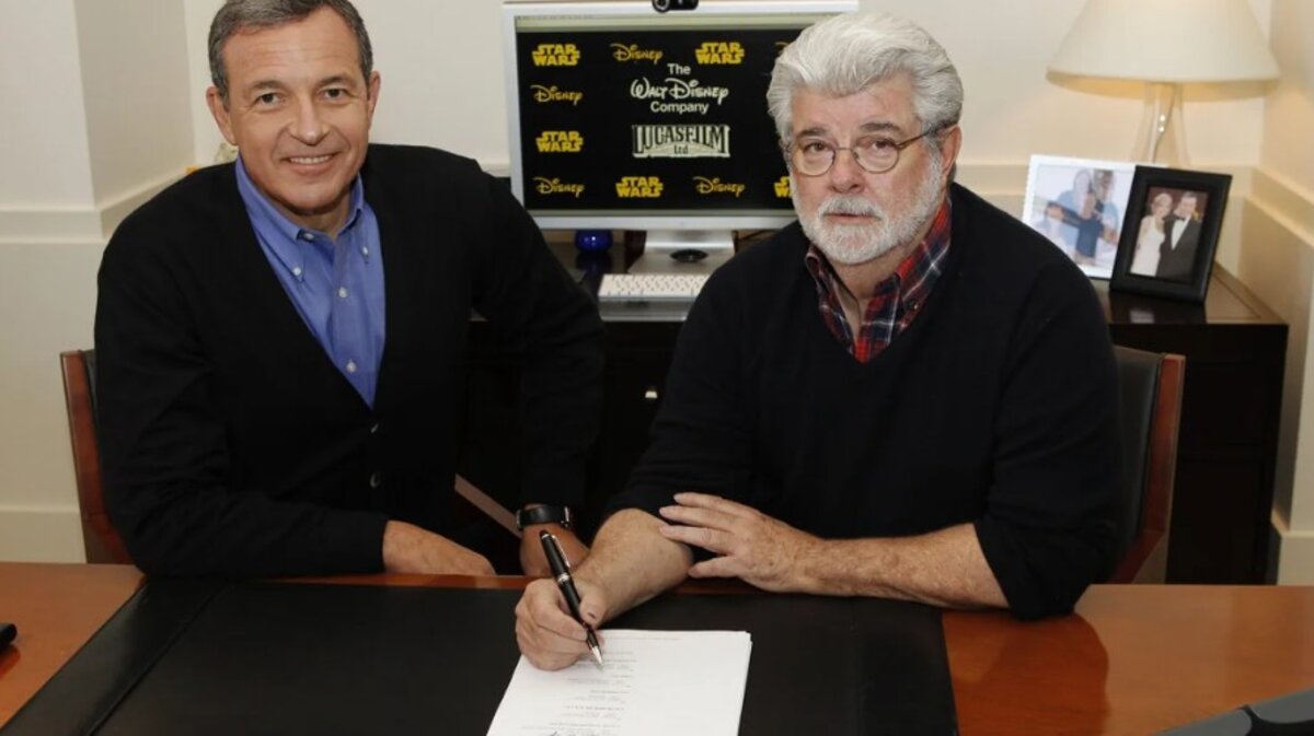 George Lucas, bob iger, disney