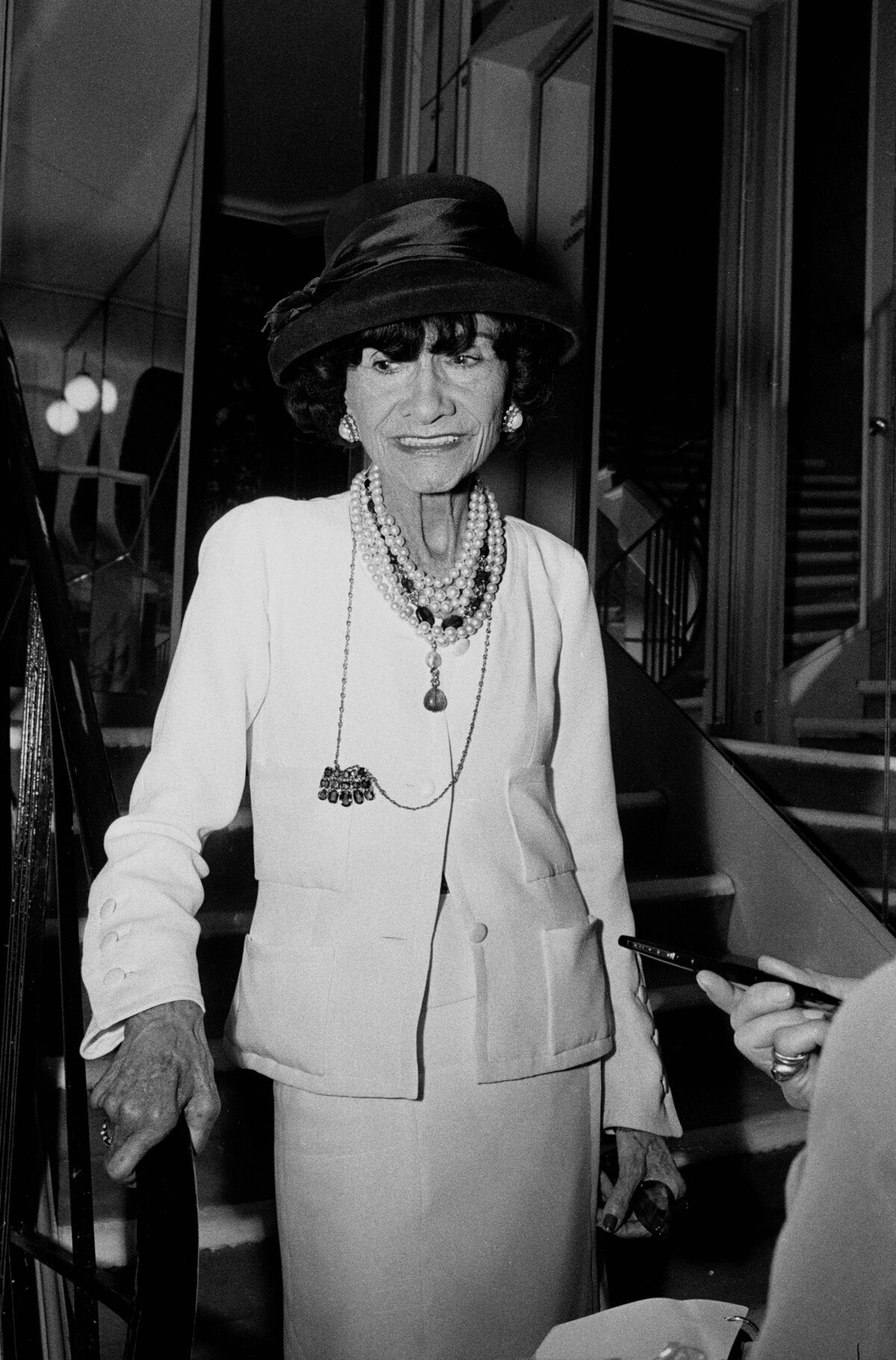 Coco Chanel időskorában 