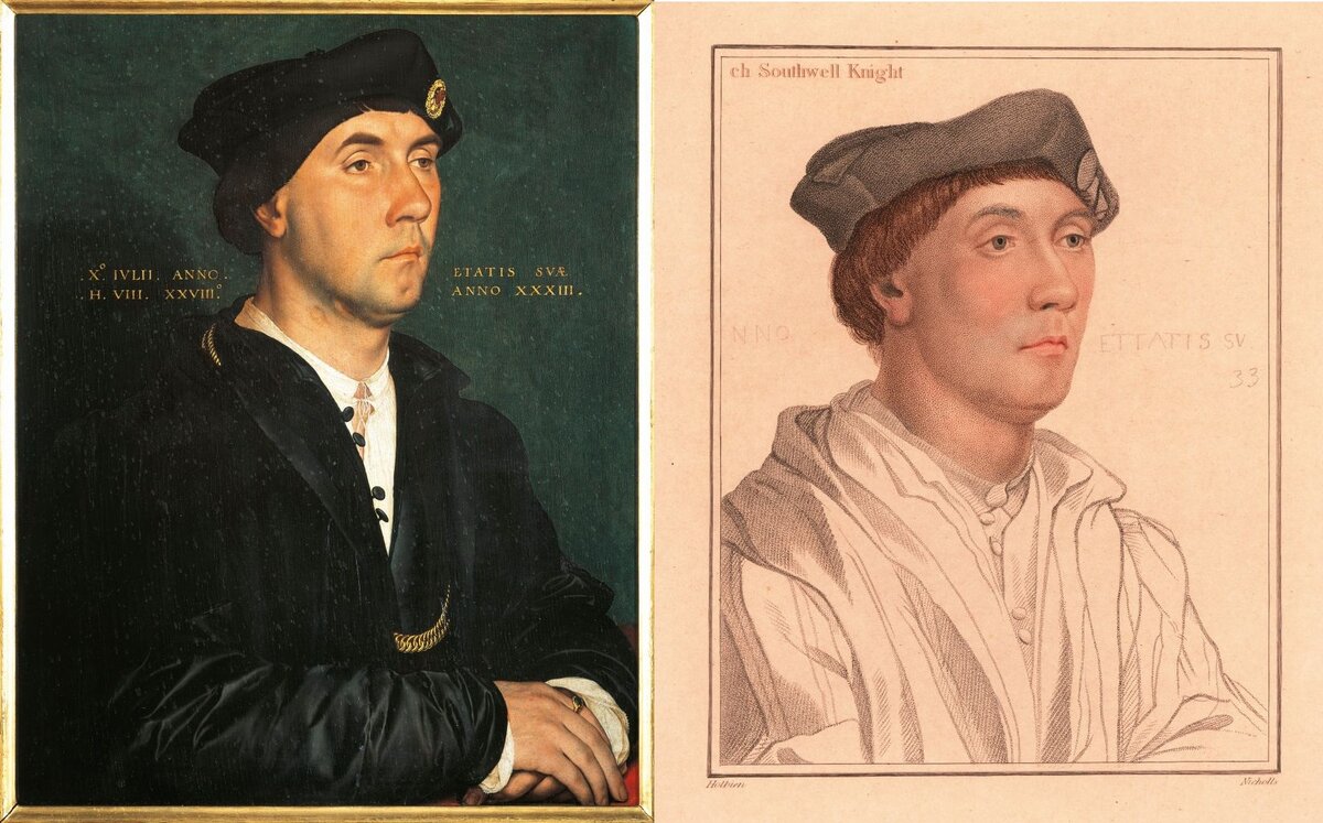 VIII. Henrik udvari festője, Hans Holbein számos portrét festett. 
