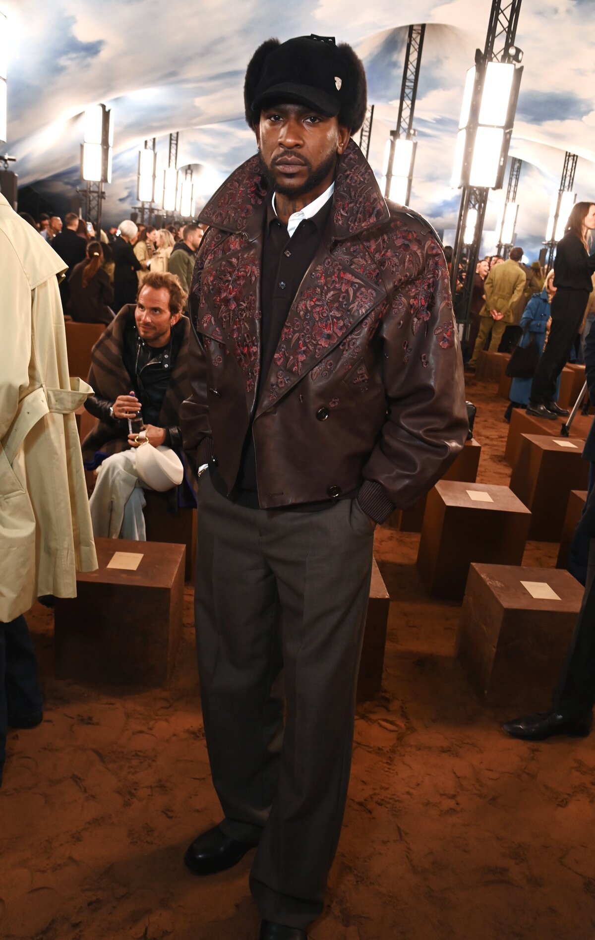 Skepta részt vesz a Burberry 2026-os nyári bemutatóján a londoni divathéten, 2025. szeptember 22-én, Londonban, Angliában. (Fotó: )
