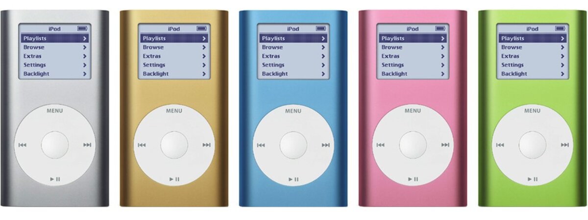 Az iPod MINI 2004-ben jelent meg. 