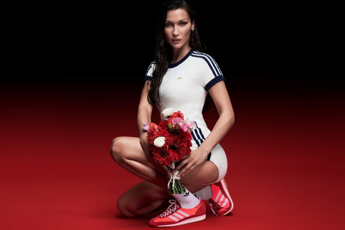 Bella Hadid SL72-es Adidas-kampánya