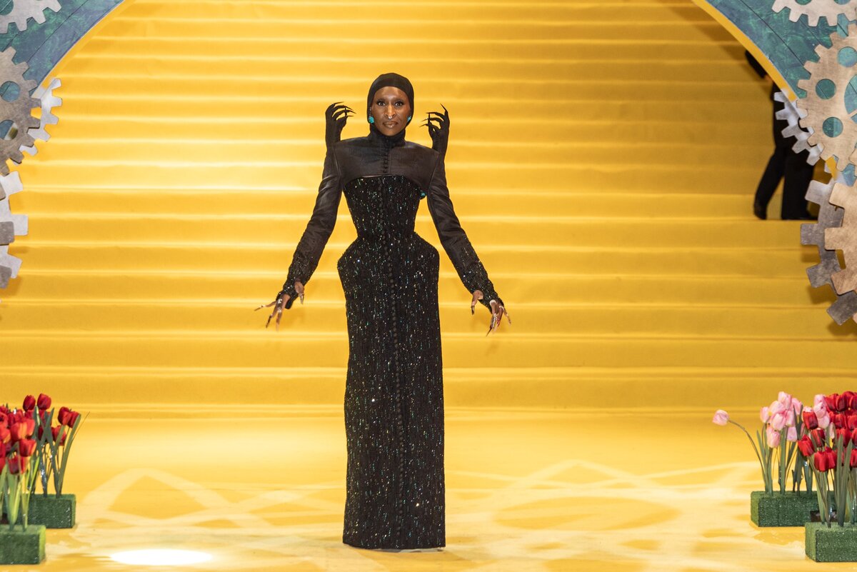 Cynthia Erivo a „Wicked” premierjén az Auditorio Nacionalban 2024. november 11-én Mexikóvárosban, Mexikóban.