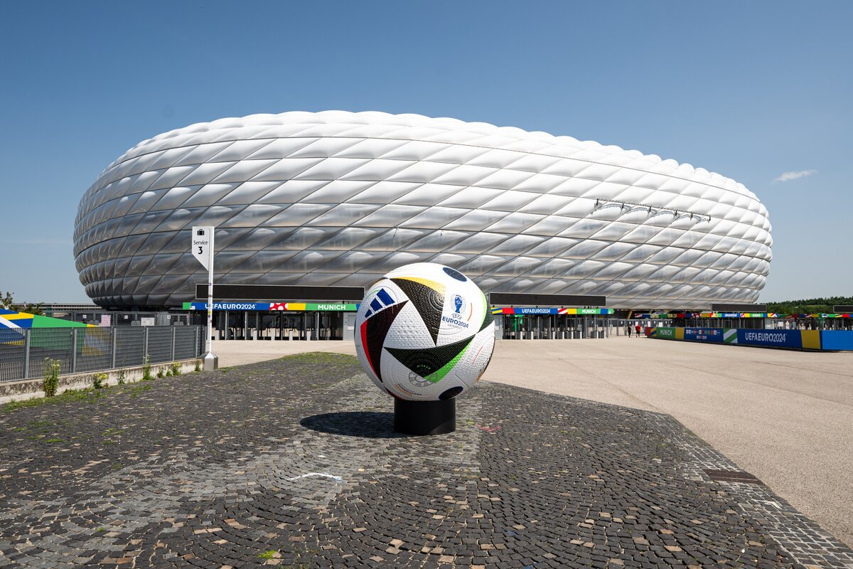 A müncheni futball aréna.