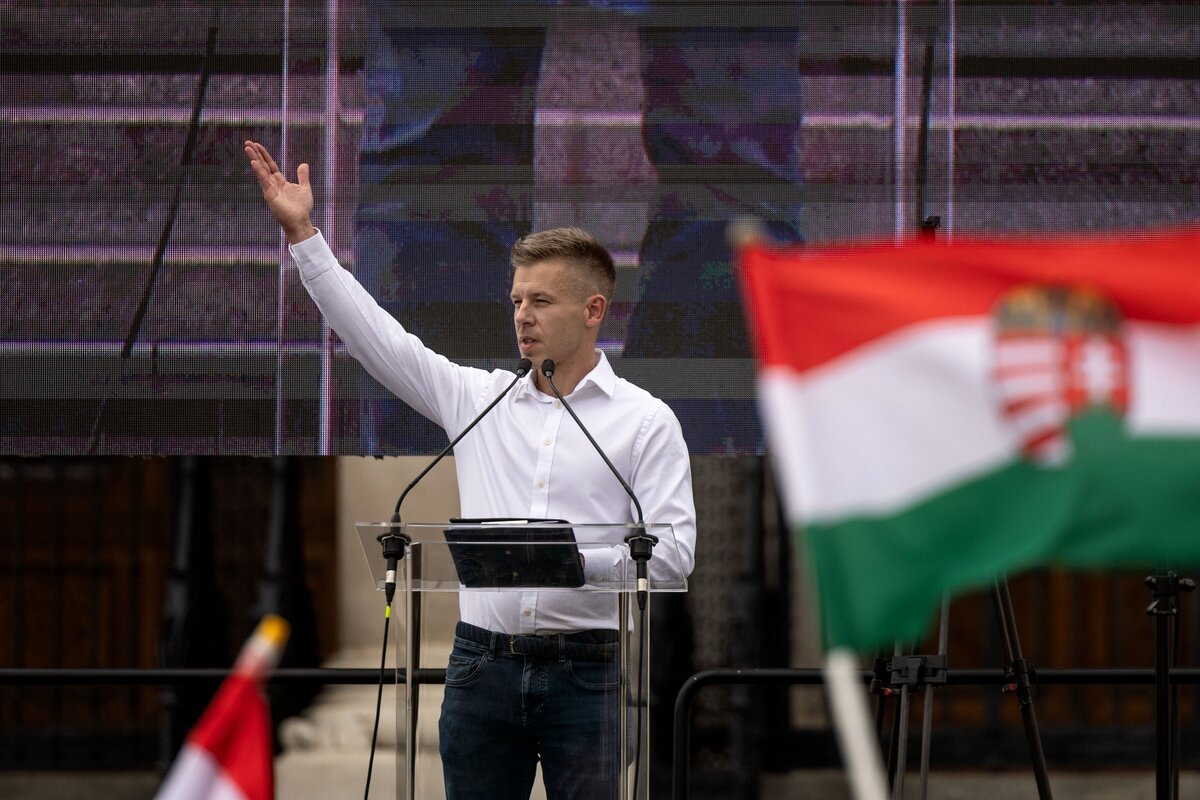 Magyar Péter 2024 áprilisában