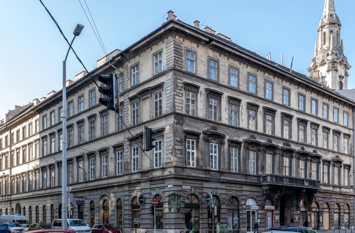 Az egykori Landerer nyomda helyszíne napjainkban.