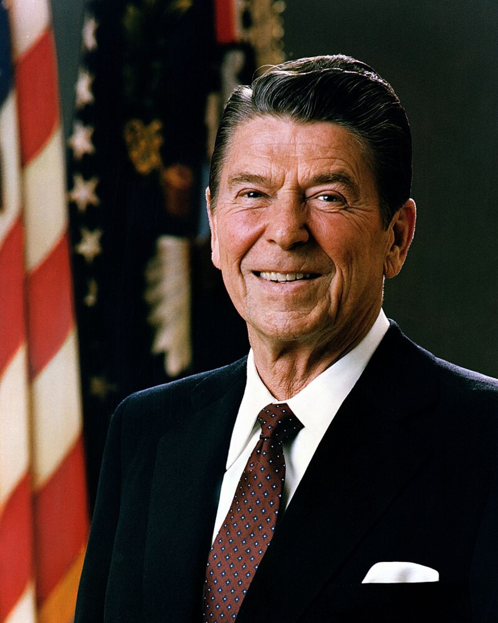 Ronald Reagan amerikai elnök.