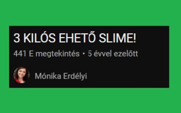 Ez egy slime-os személyiségteszt. Hát nyilván szlájmot zabálnék!