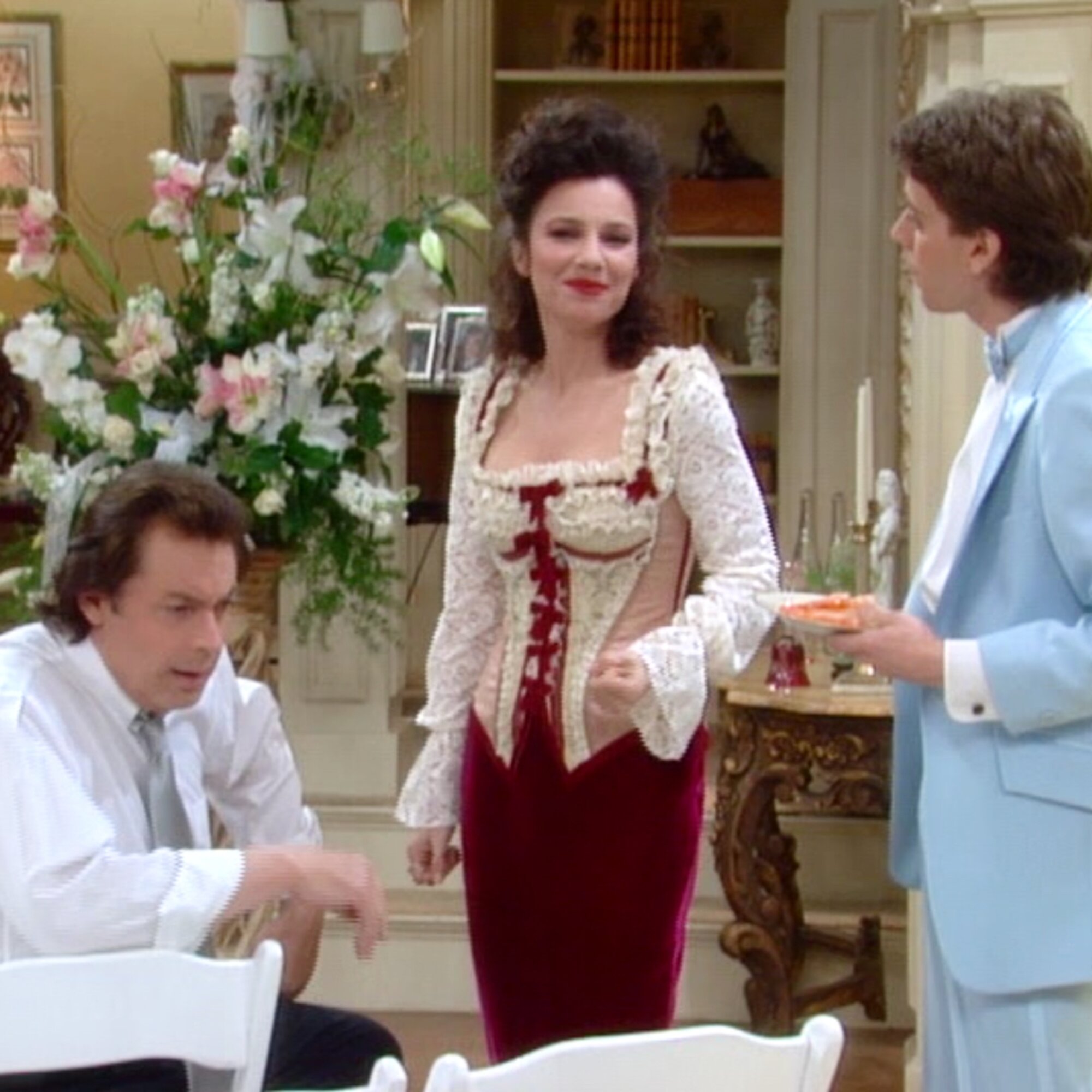 Fran Drescher Fran Fine-ként a Dadus című sorozatban.