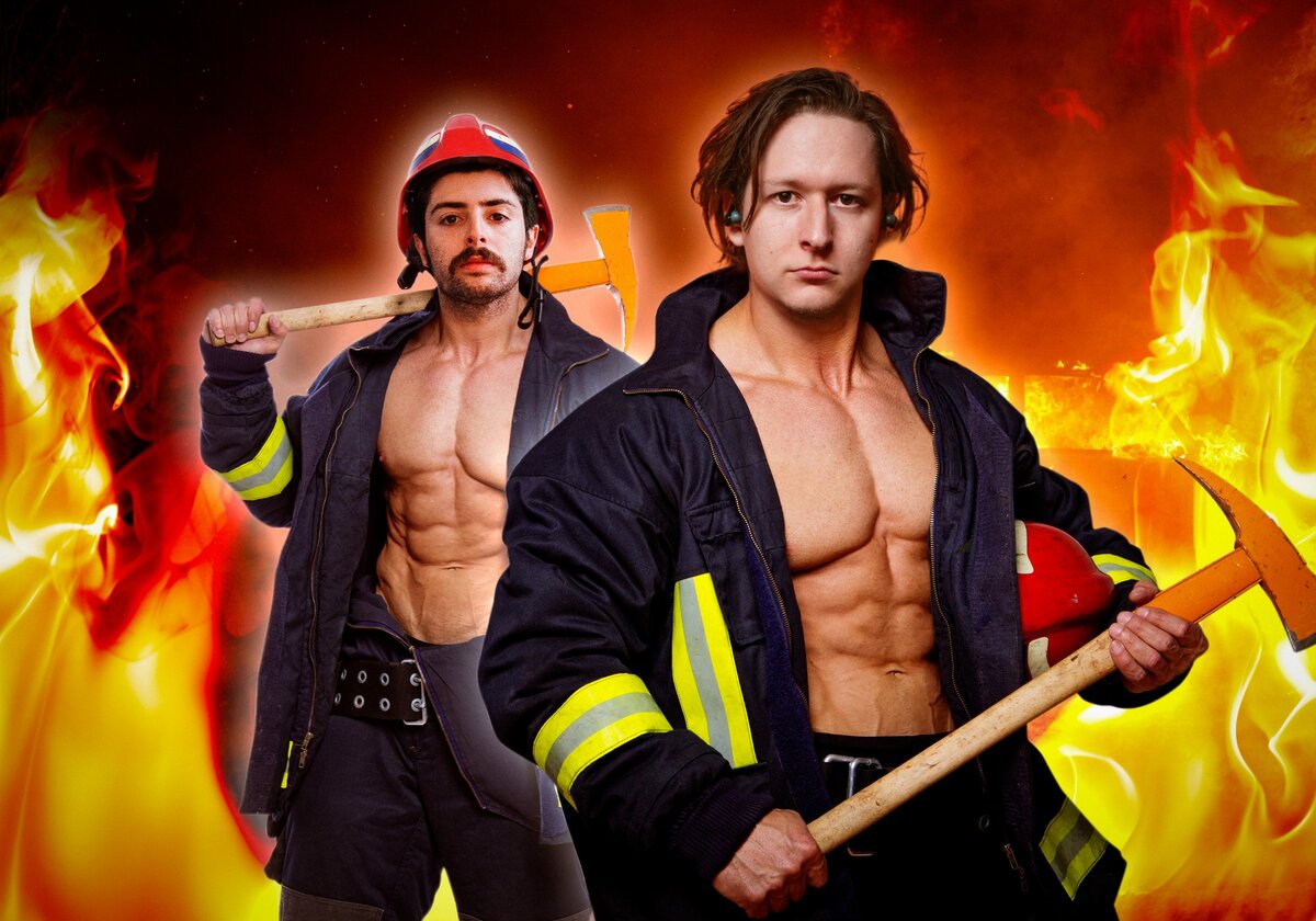 Fekete Giorgio és Kun Bálint, a Carson Coma tagjai önkéntes tűzoltóként próbálták ki magukat.