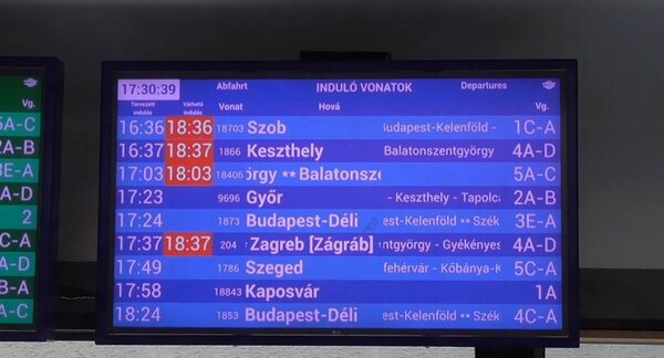 Ha MÁV-vonat lennél, miért késnél?