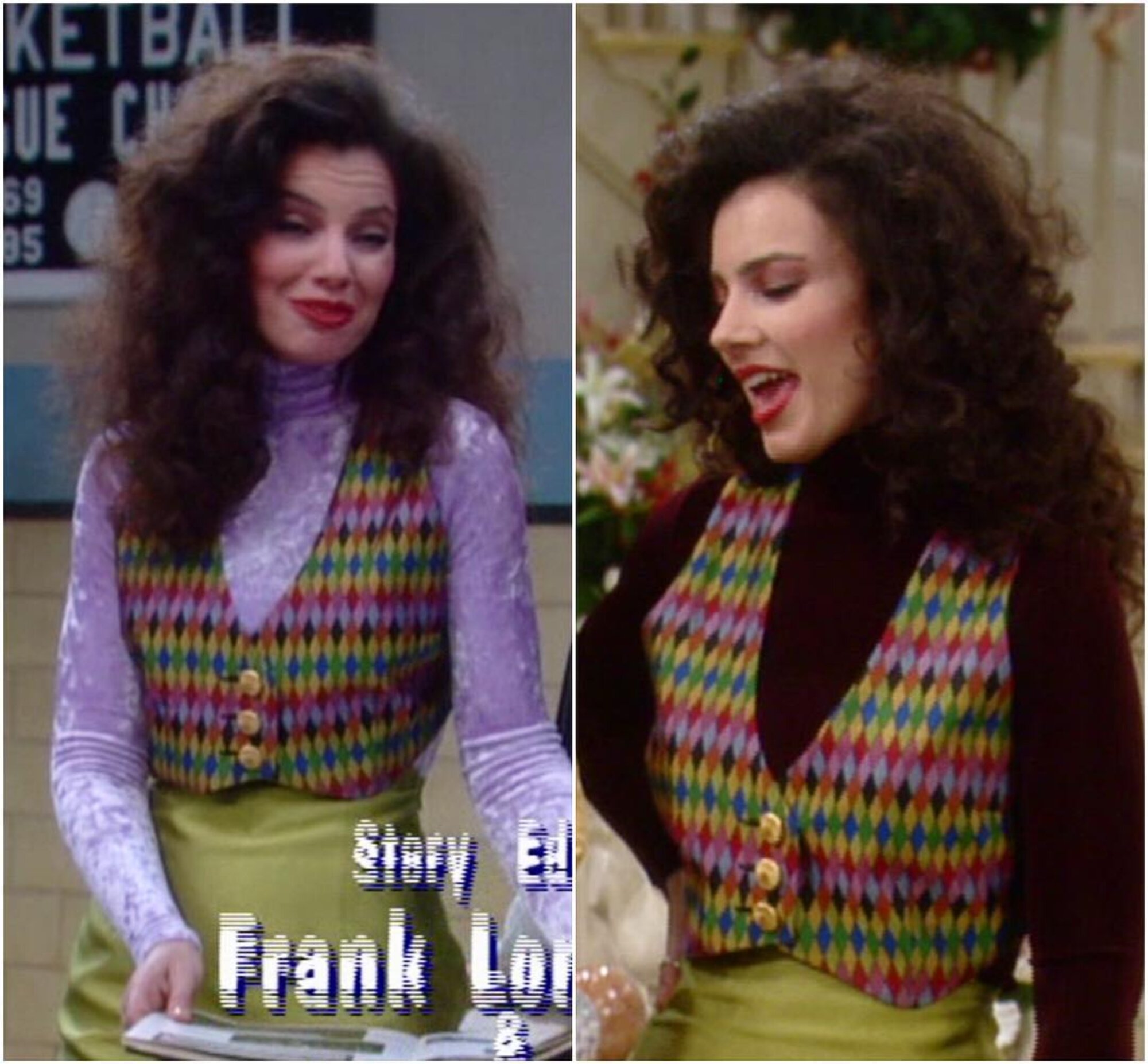 Fran Drescher Fran Fine-ként a Dadus című sorozatban.