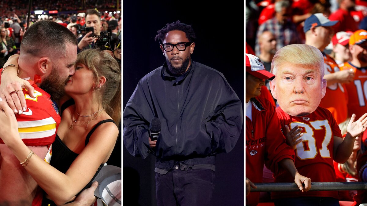 Az 59. Super Bowl főszereplői: Taylor Swift, Kendrick Lamar és Donald Trump