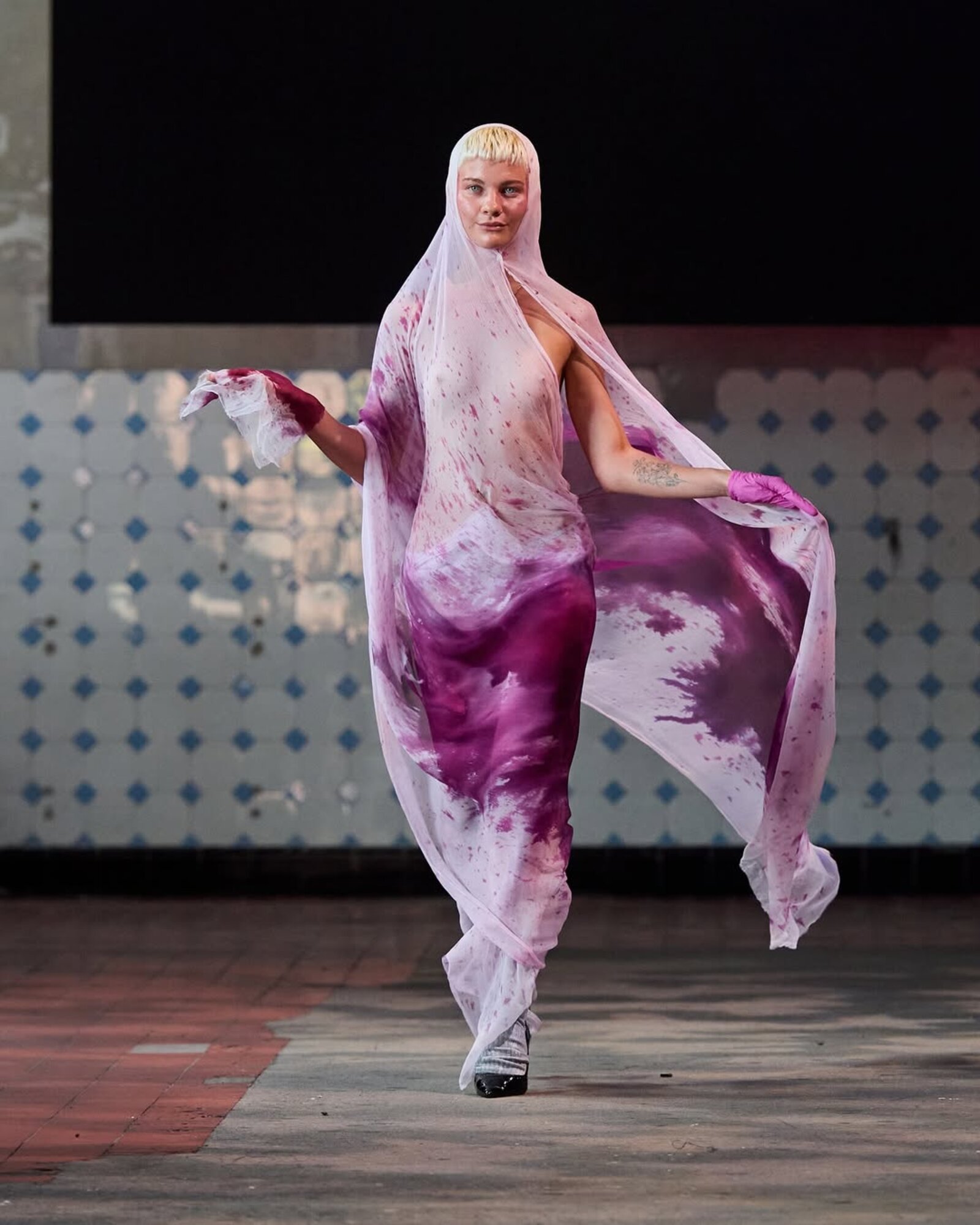 A The Swedish School of Textiles diákjai is bemutatták munkáikat a koppenhágai divathéten.