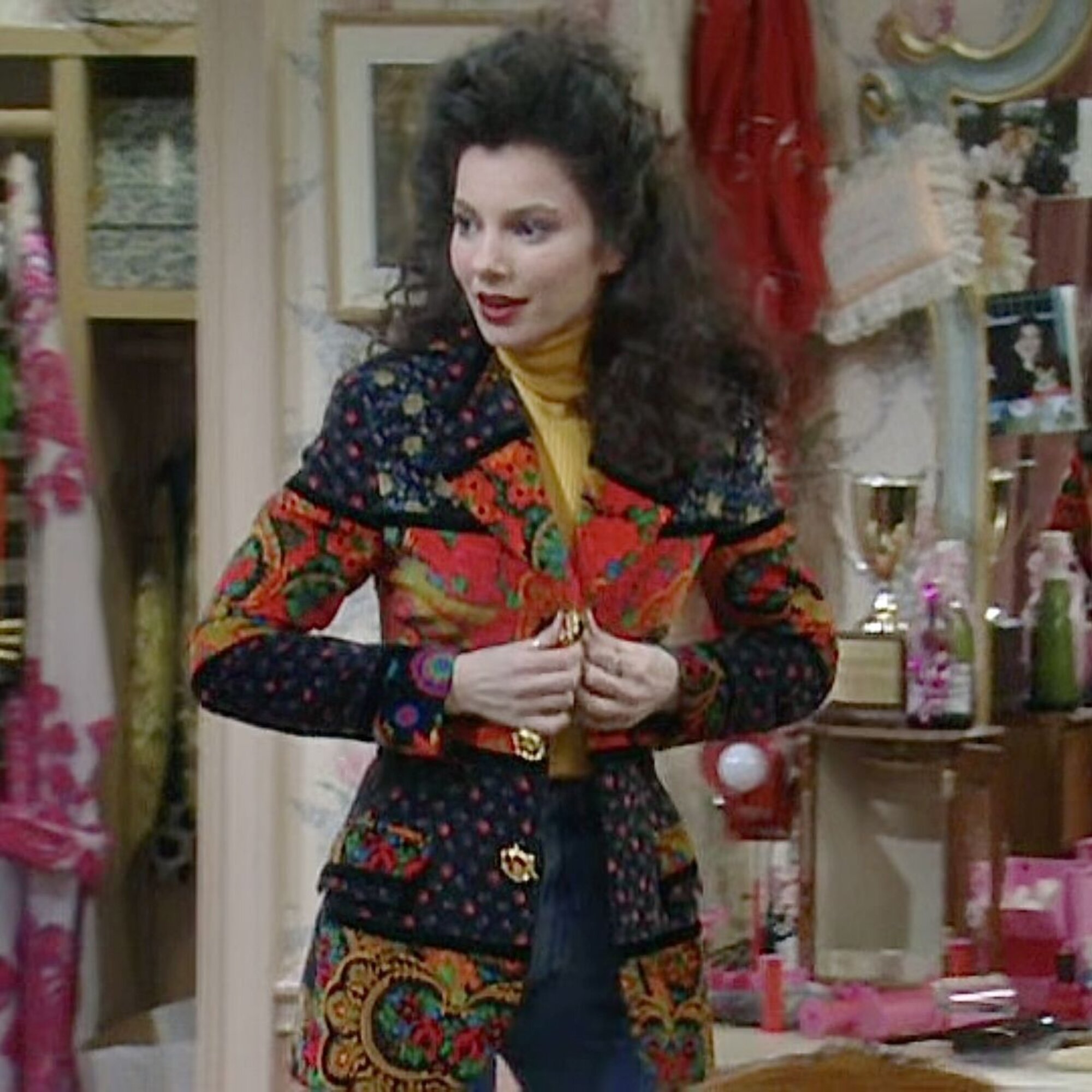 Fran Drescher, mint Fran Fine a Dadus cíű sorozatban.