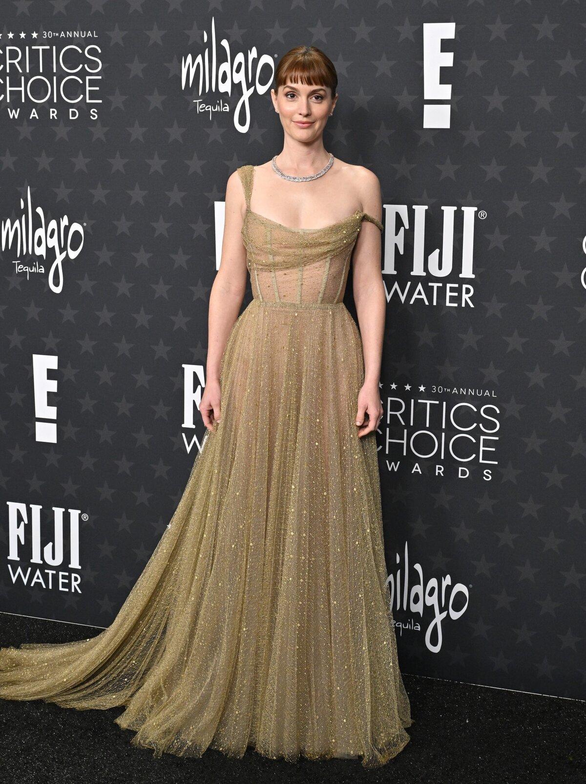 Leighton Meester a 2025-ös Critics Choice Awards-on február 7-én, 2025-ben.