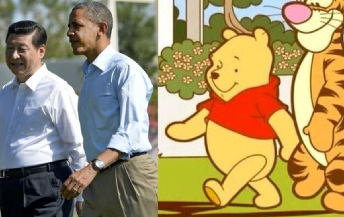 Hszi Csin-ping és Obama 2013-ban sétál egymás mellett.