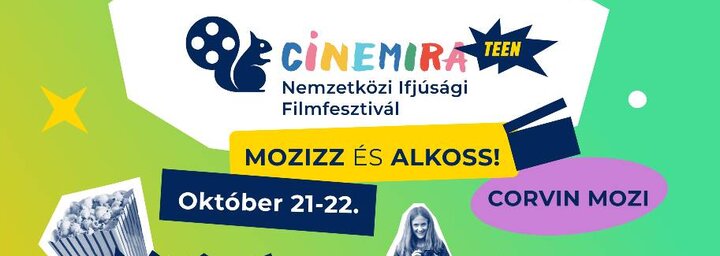Díjnyertes filmekkel, igazi sztárokkal és castinggal vár az egyetlen magyar ifjúsági filmünnep – jön a Cinemira TEEN Filmfesztivál