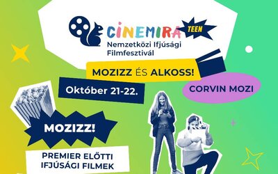Díjnyertes filmekkel, igazi sztárokkal és castinggal vár az egyetlen magyar ifjúsági filmünnep – jön a Cinemira TEEN Filmfesztivál