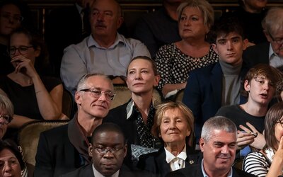Egy budapesti koncerten bukkant fel Cate Blanchett, és nem most járt először az épületben