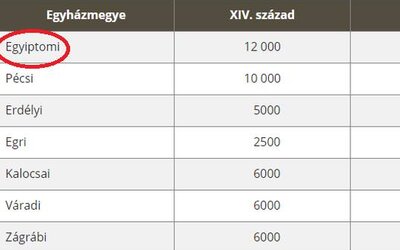 Egyiptomi egyházmegyéről olvashattak a kilencedikes diákok a történelemkönyvben