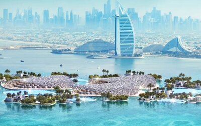 Hatalmas úszó sziget épül Dubajban, ami végre a Perzsa-öbölnek is jót tesz majd