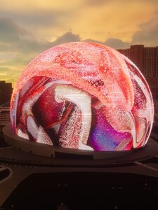 Lenyűgöző digitális installációt készített egy művész Las Vegas-i Sphere-ben